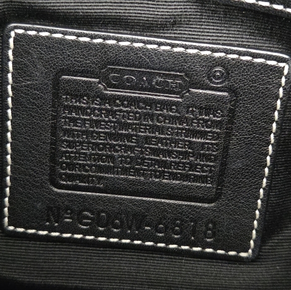 EXCELLENT VINTAGE COACH Y2K MINI SIGNATURE SOHO BUCKLE FLAP SHOULDER BAG 6818 - Picture 10 of 11